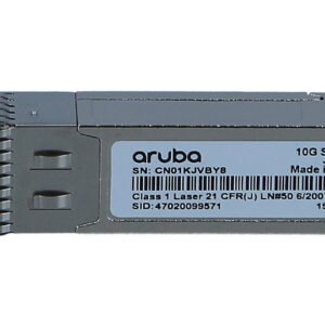 Aruba J9150D 10G SFP+ LC SR 300m MMF Optical Transceiver - Front