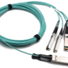 OEM - 40Gbps QSFP-4x10G SFP Active Optical Breakout Cable,1m 3m 5m, Cisco, Juniper, Huawei, H3C, Fortinet